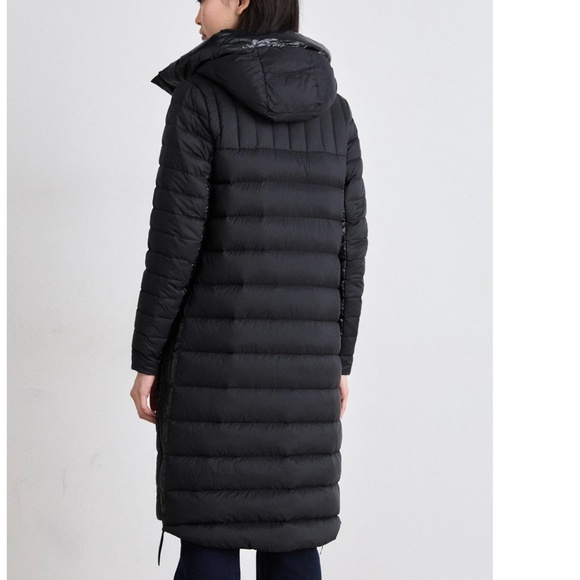 DKNY Hooded Quilted Zip-Front Puffer Coat – Black XXS NWT $229 - Picture 3 of 11